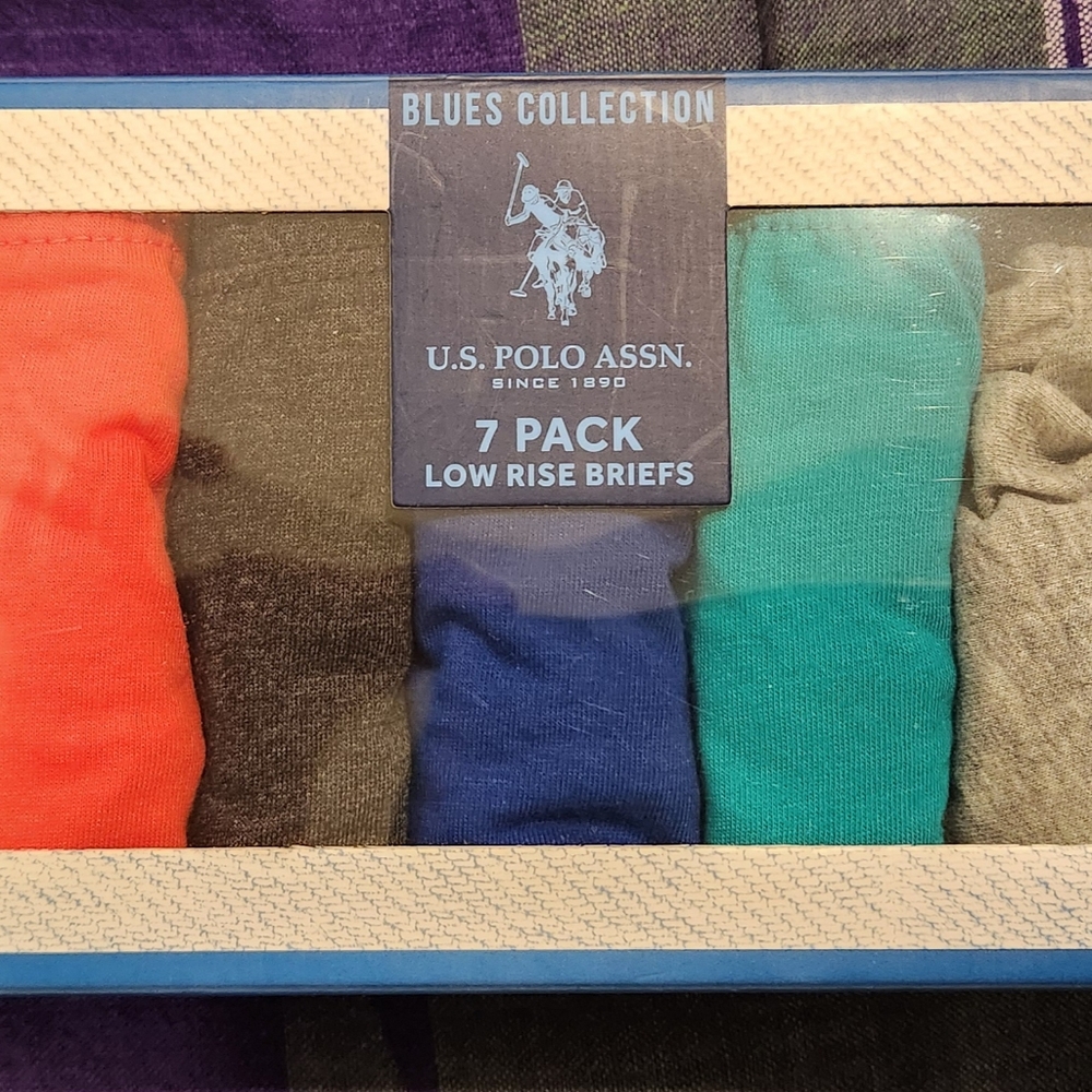 U.S Polo Association Men's Low Rise Briefs, 6 pack (not 7)